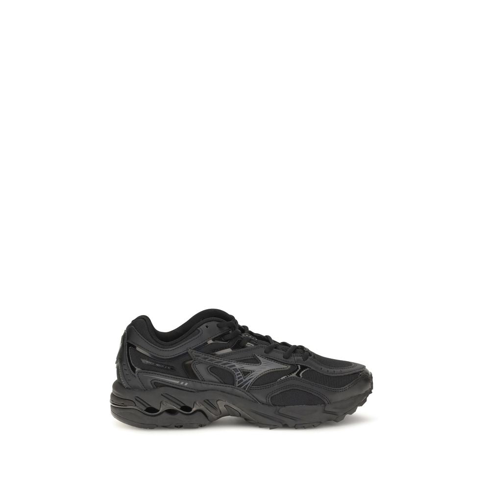 MIZUNO Black Fabric Athletic Sneakers