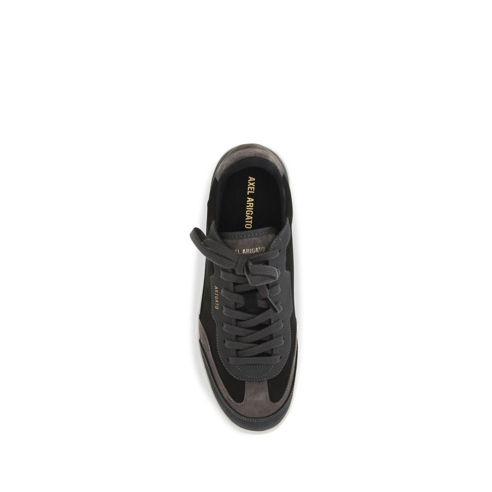 Axel Arigato Black Nubuc Leather Athletic Sneakers