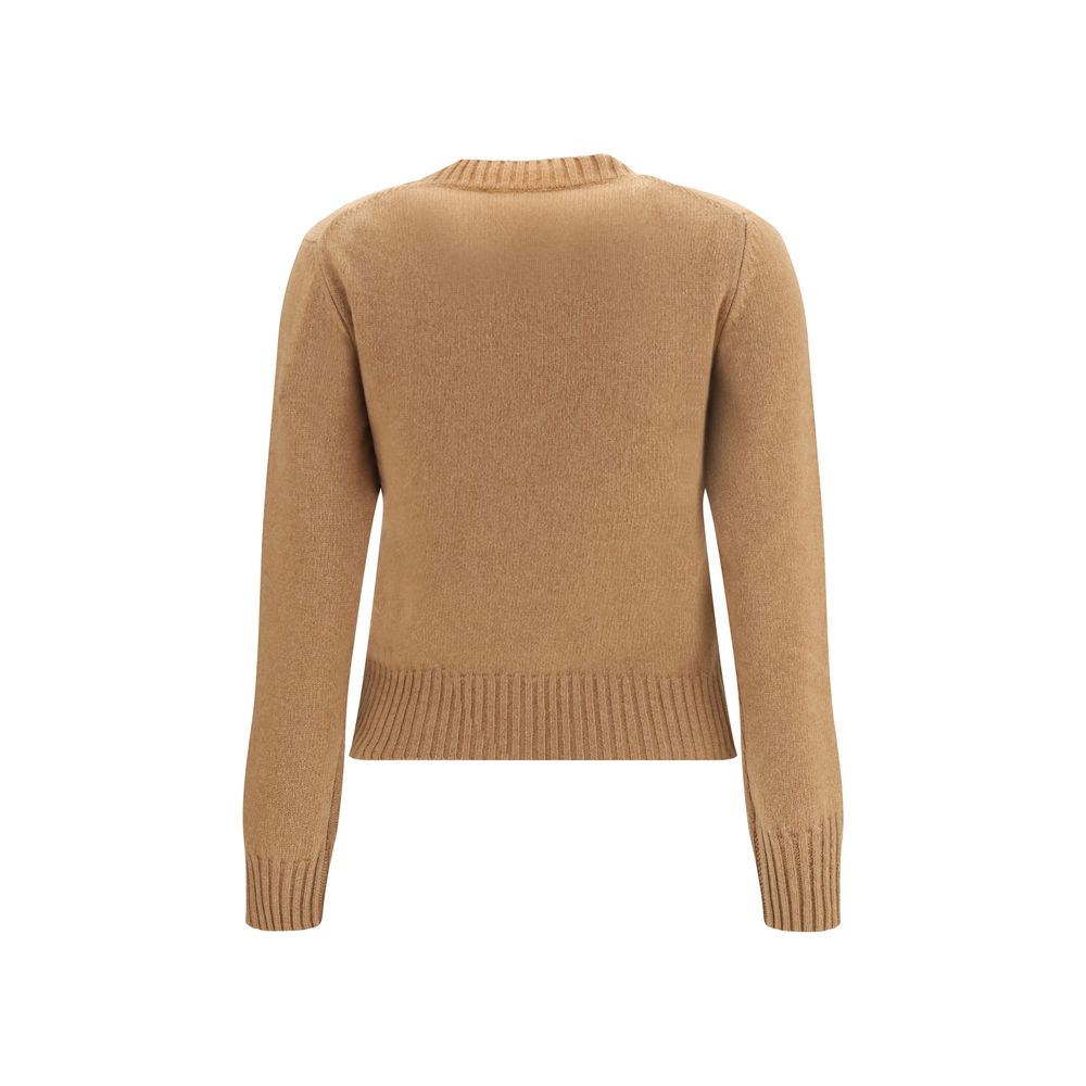 Ami Paris Brown Wool Oves Aries Sweatshirt