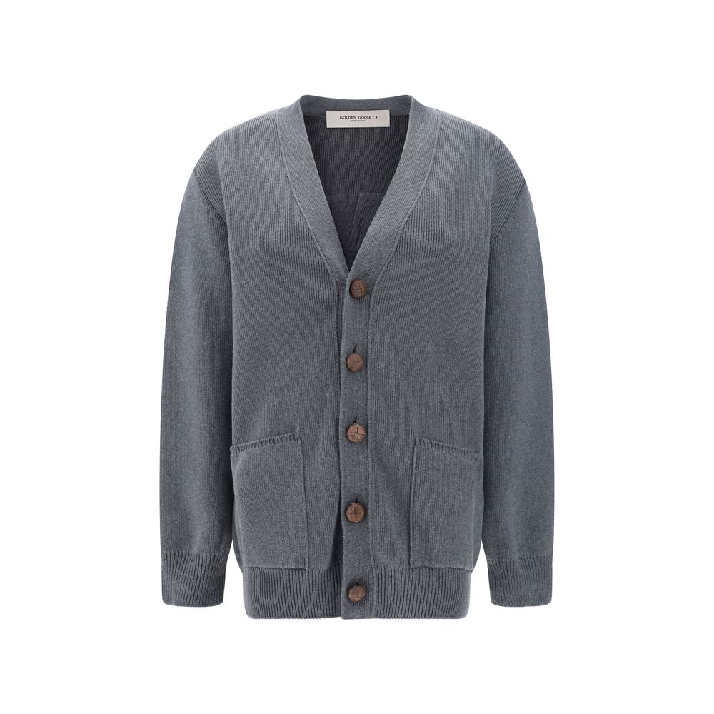 Golden Goose Gray Cotton Cardigan