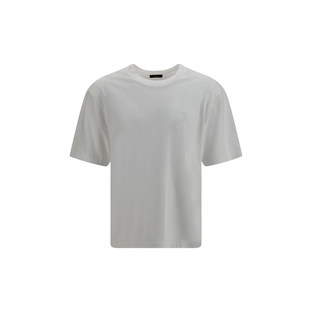 Herno White Cotton T-Shirt