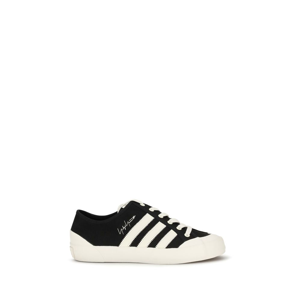 Y-3 Black Fabric Low Top Sneakers