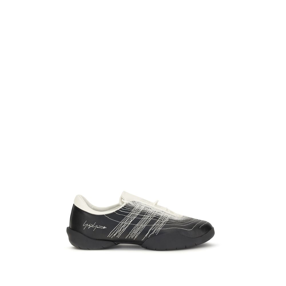 Y-3 Black Rubber Athletic Sneakers