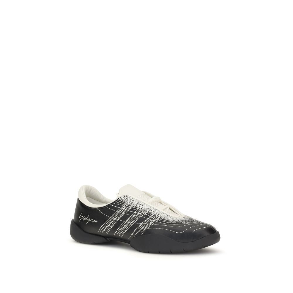 Y-3 Black Rubber Athletic Sneakers