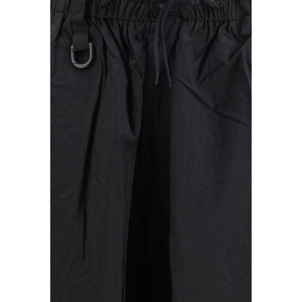 Y-3 Black Polyamide Cargo Pants