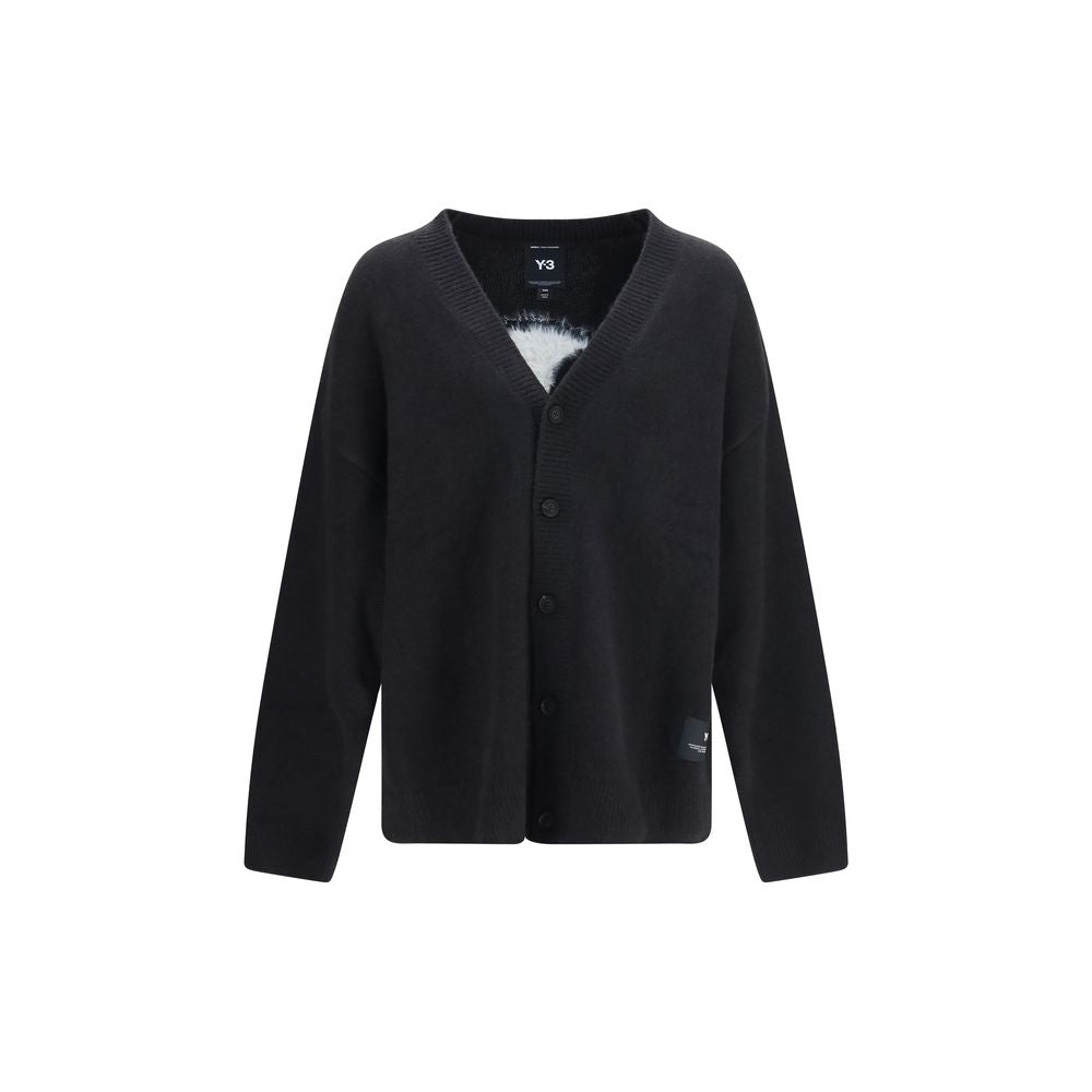 Y-3 Black Polyamide Cardigan