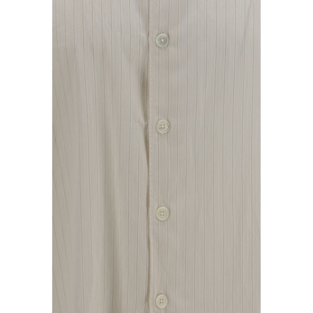 Our Legacy Beige Lyocell Pattern Shirt
