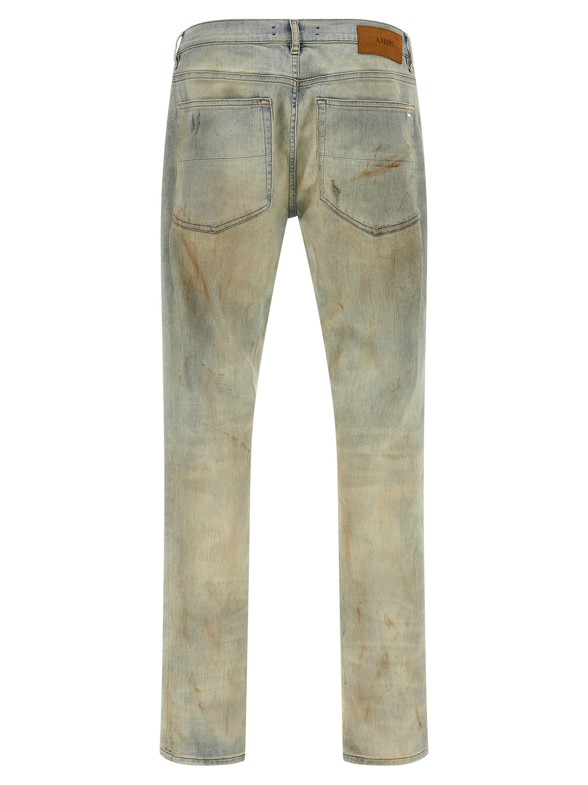 Amiri Beige Cotton Jeans Denim