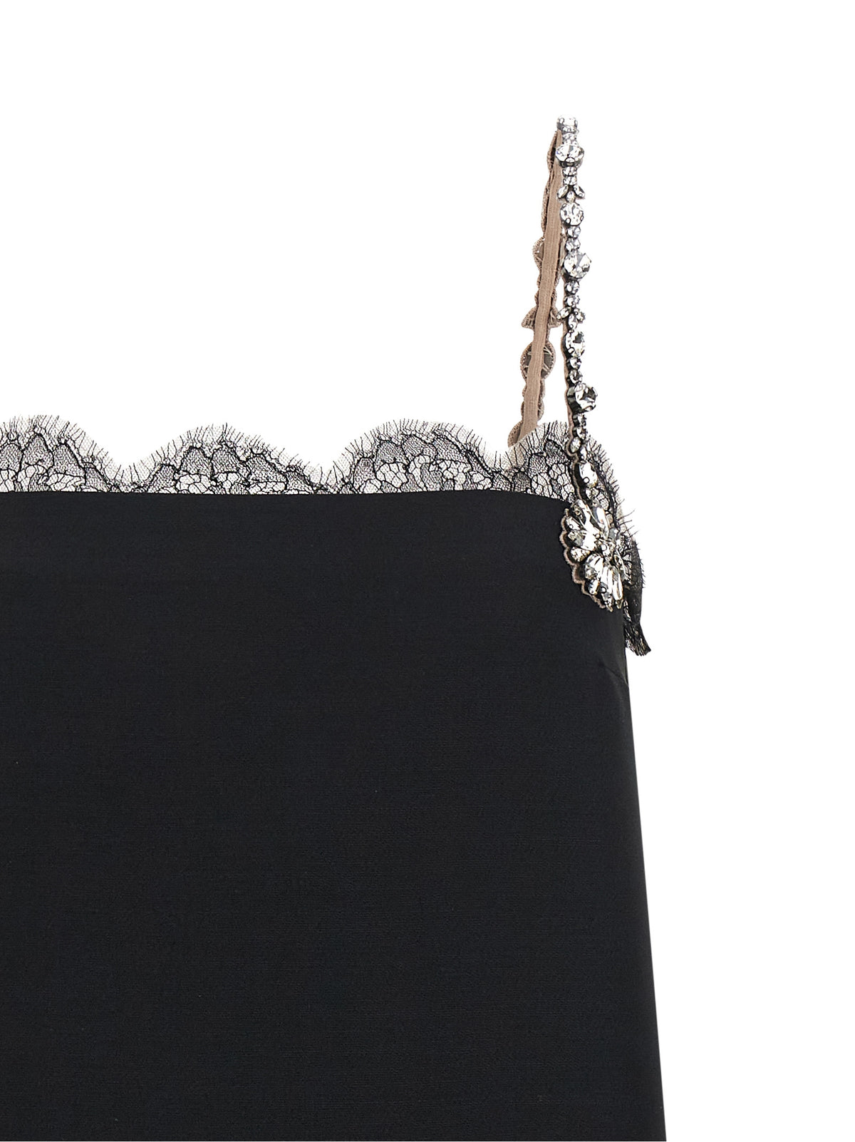 Valentino Garavani Black Virgin Wool Short Dress