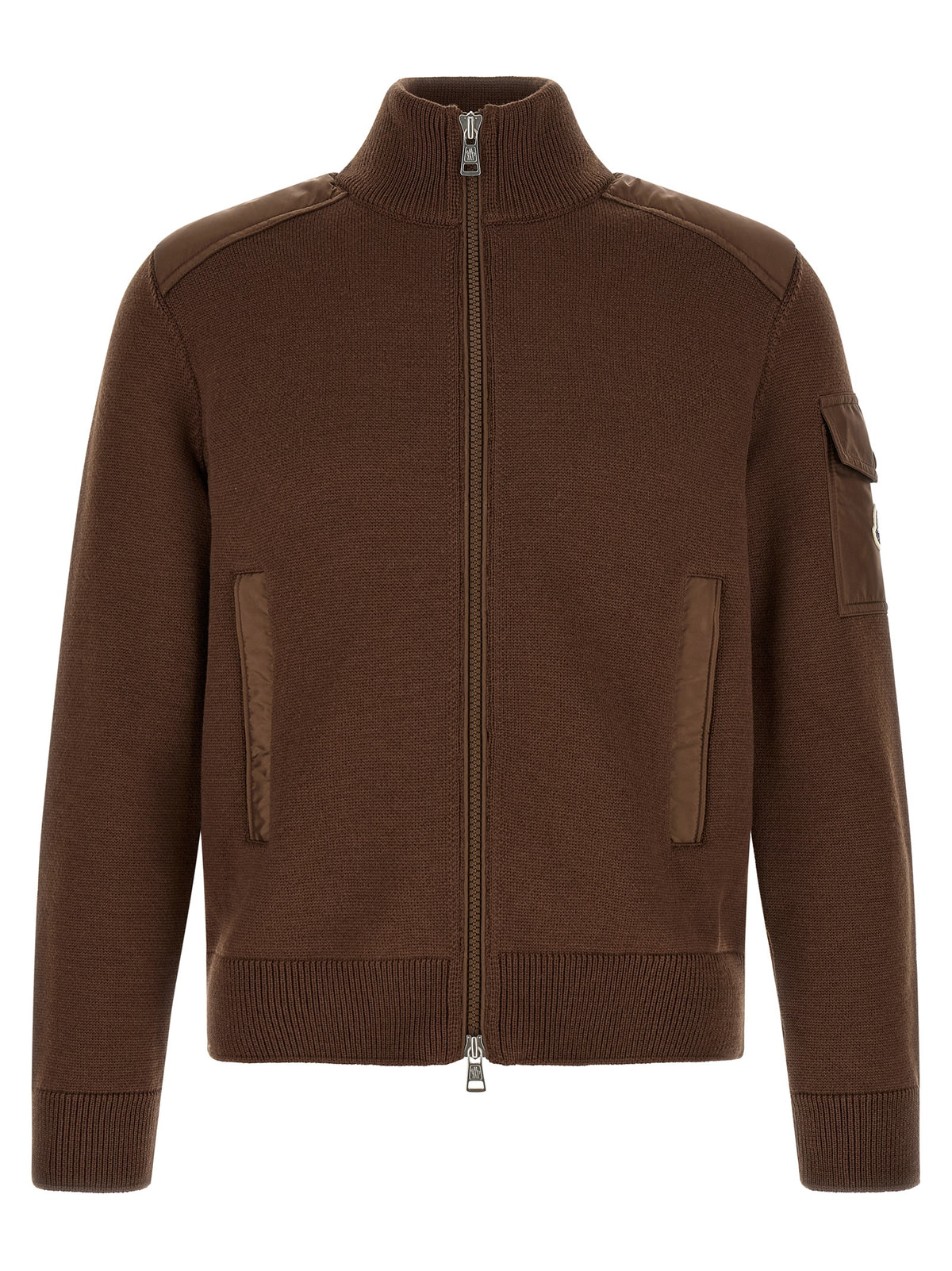 Moncler Brown Polyamide Cardigan