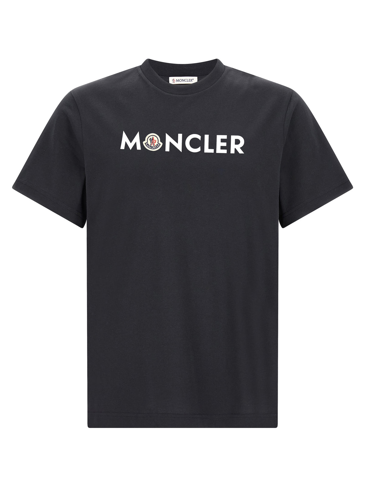 Moncler Blue Cotton T-Shirt