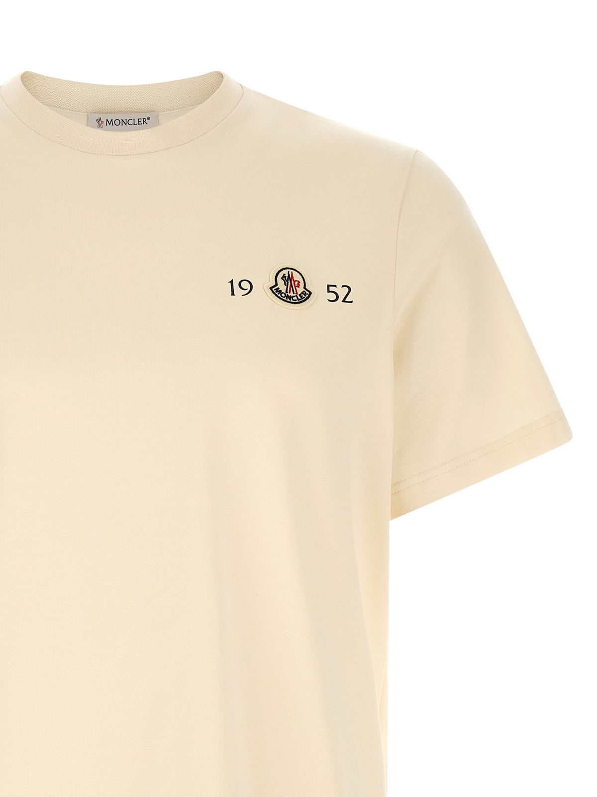 Moncler White Cotton T-Shirt