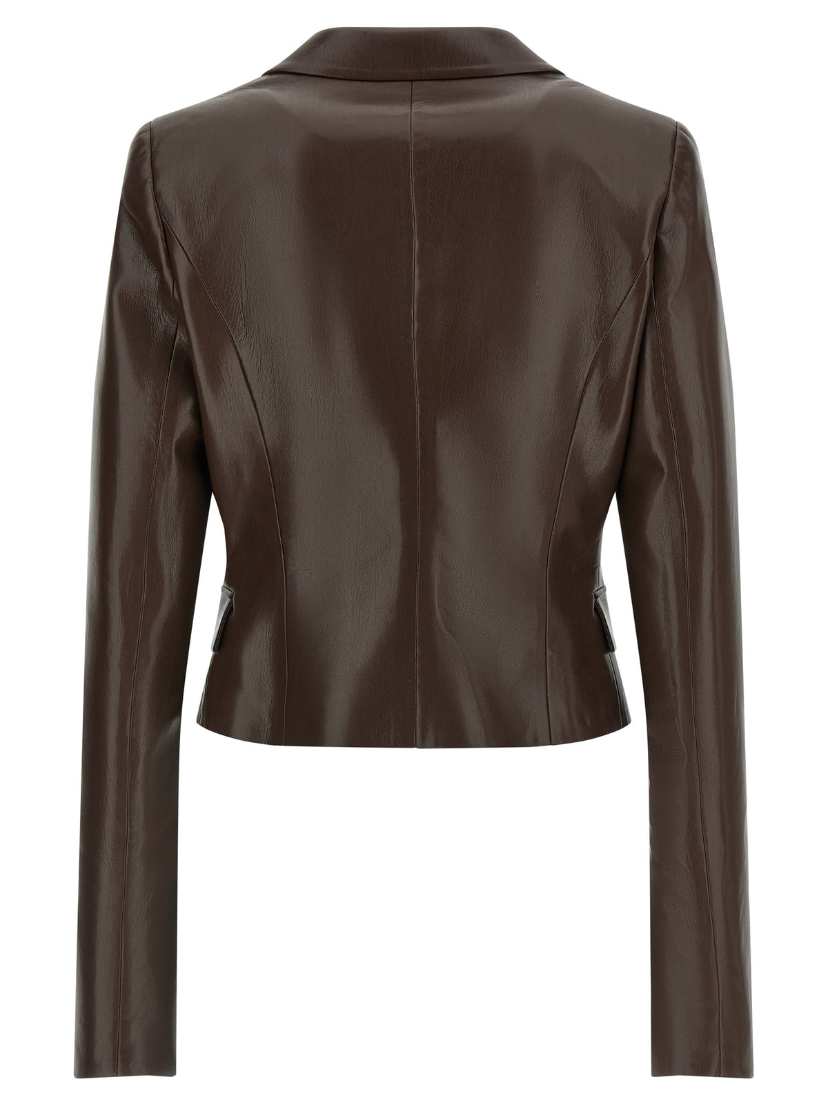 The Andamane Brown Polyester Blazer