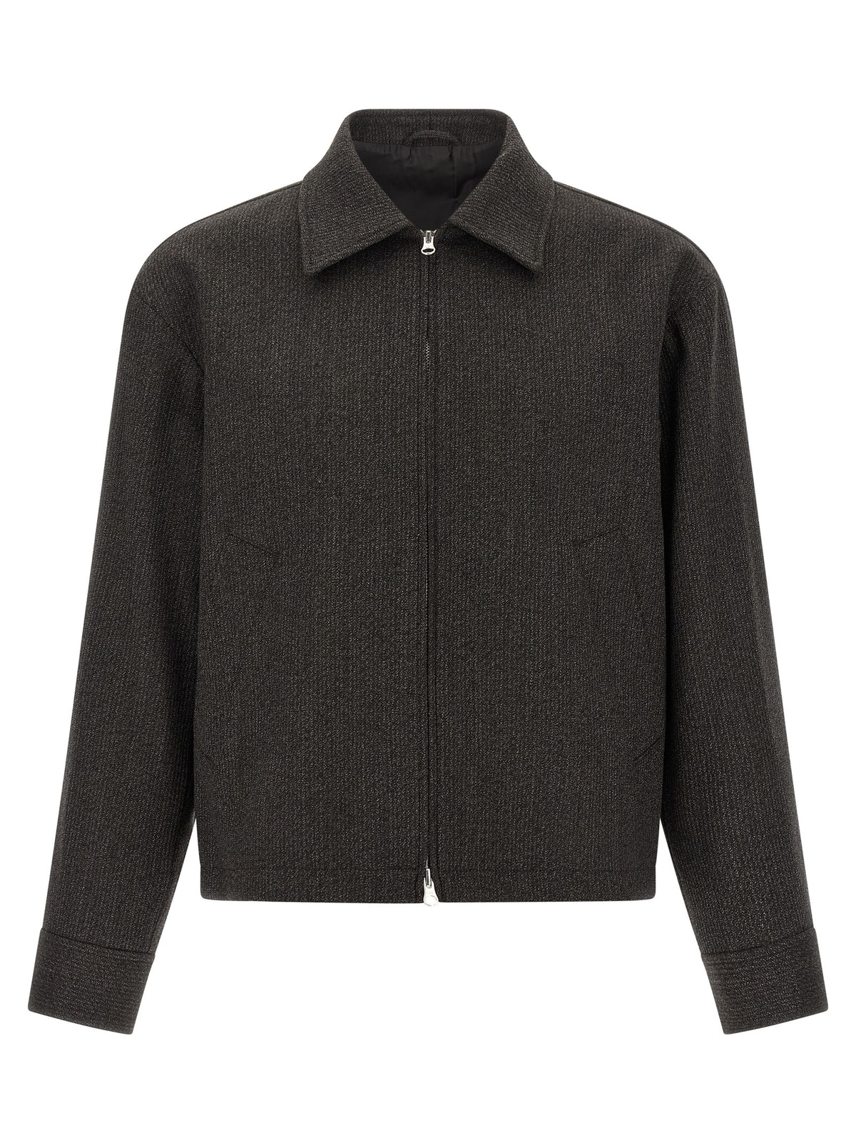 MFPEN Brown Wool Full-Length Jacket