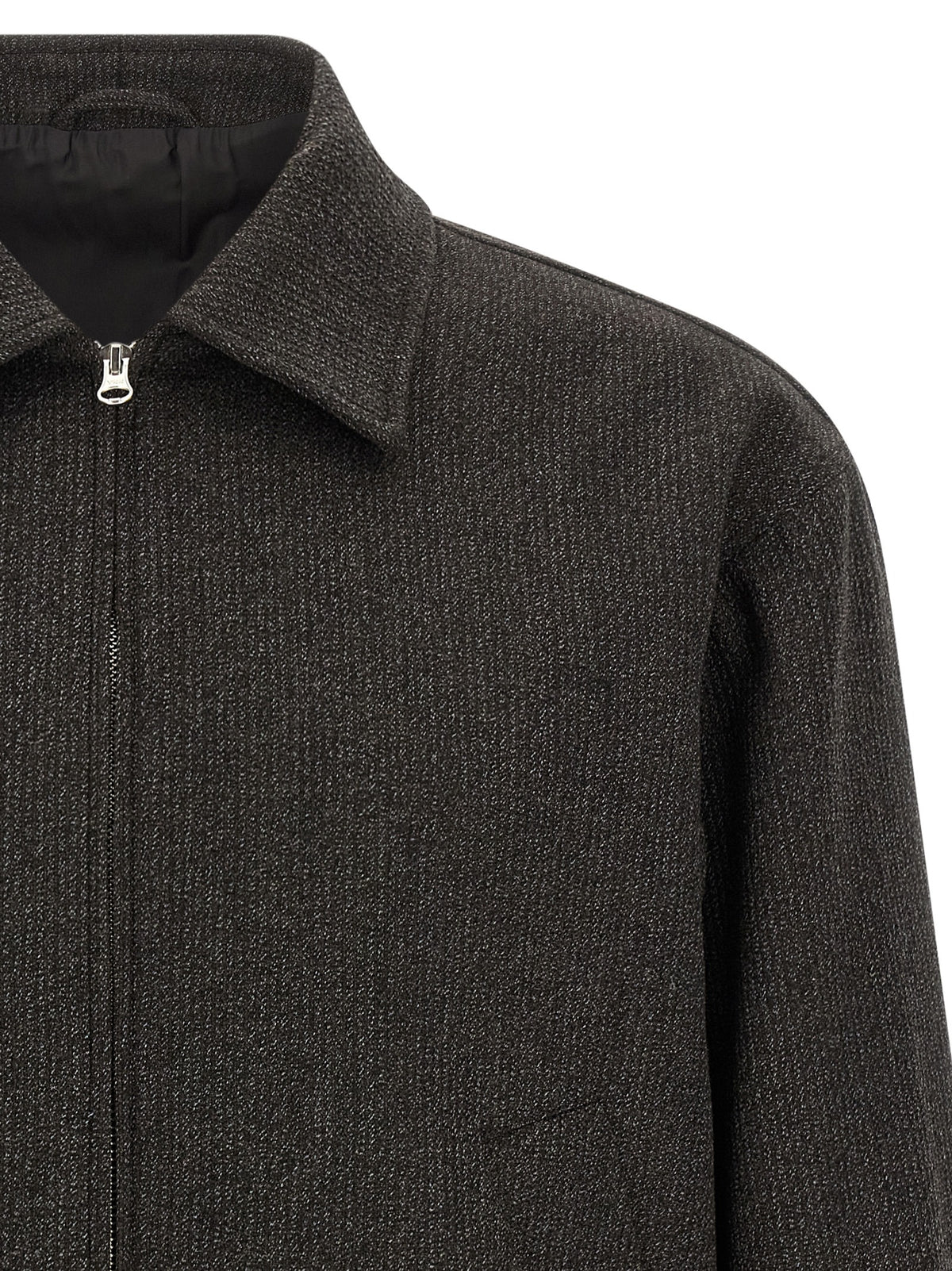MFPEN Brown Wool Full-Length Jacket