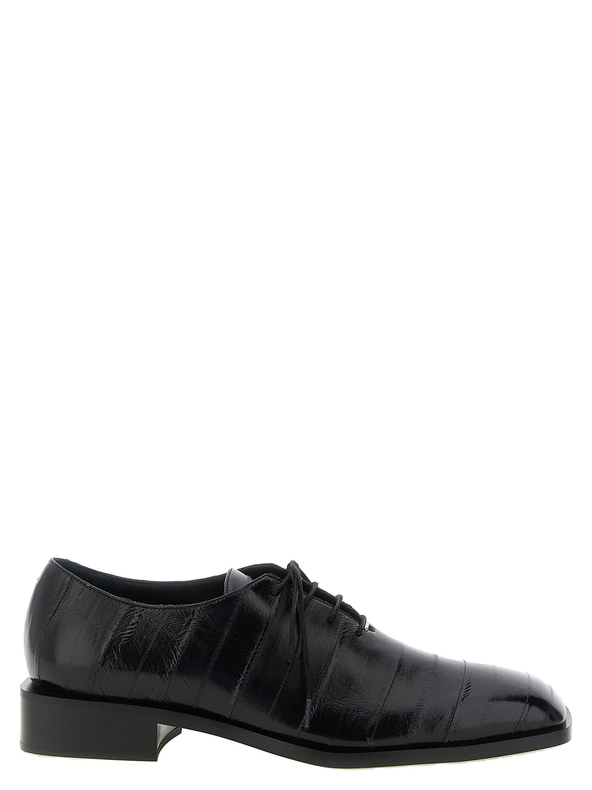 Giuseppe Zanotti Black Leather Oxfords And Derbies