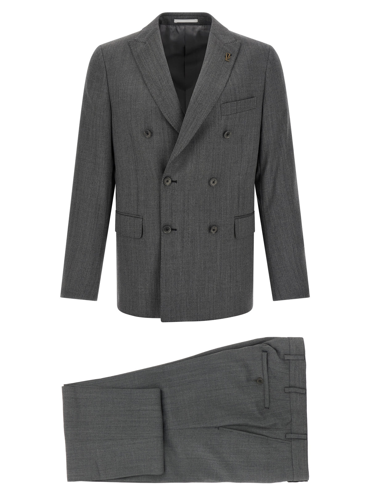 Pal Zileri Gray Wool Suit
