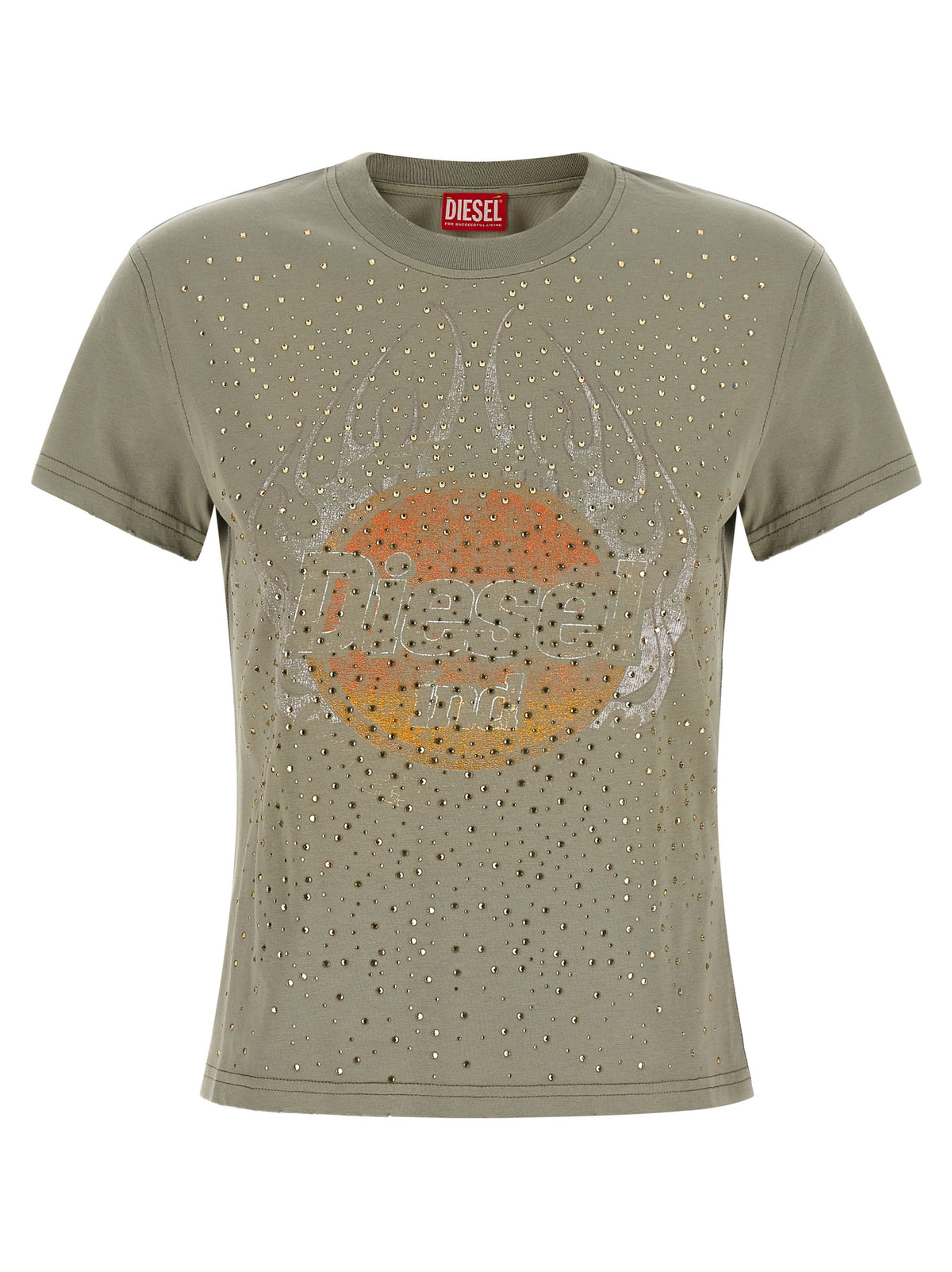 Diesel Bicolor Cotton T-Shirt