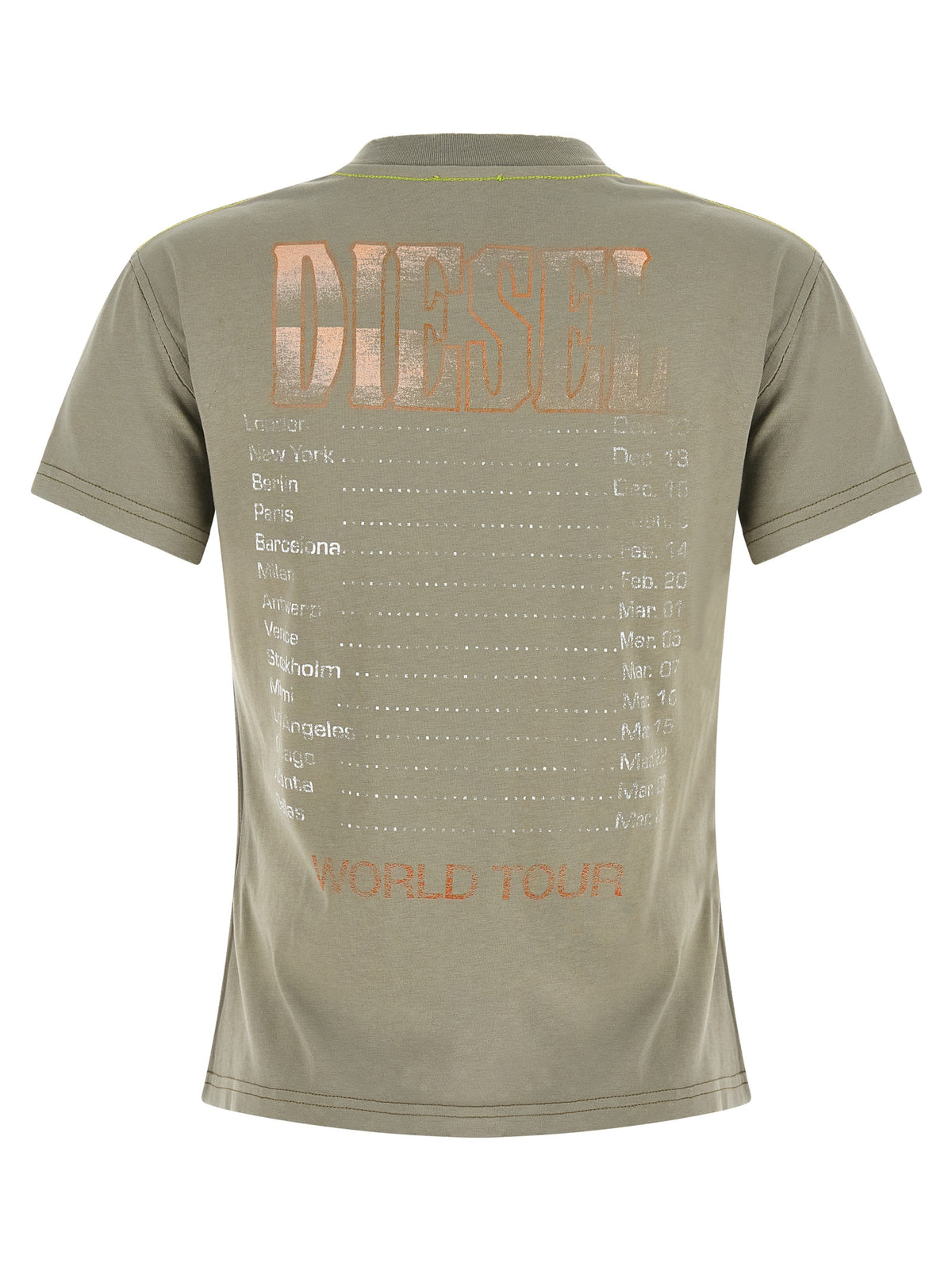 Diesel Bicolor Cotton T-Shirt