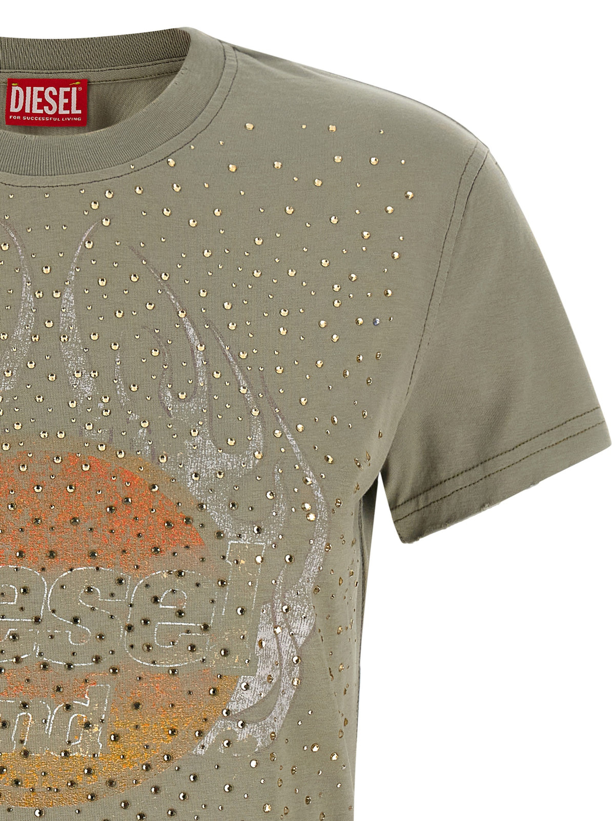 Diesel Bicolor Cotton T-Shirt