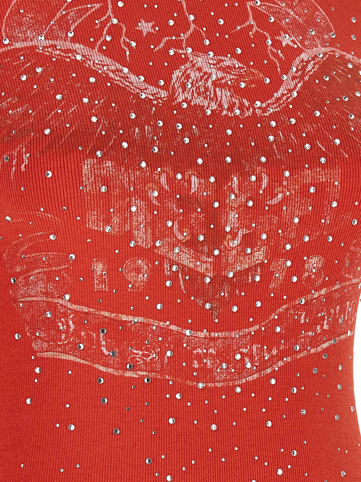 Diesel Red Cotton T-Shirt