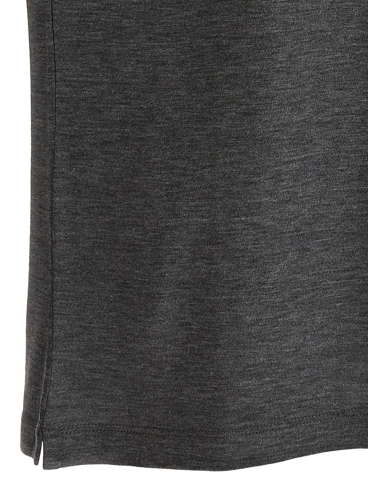 Brunello Cucinelli Gray Silk T-Shirt