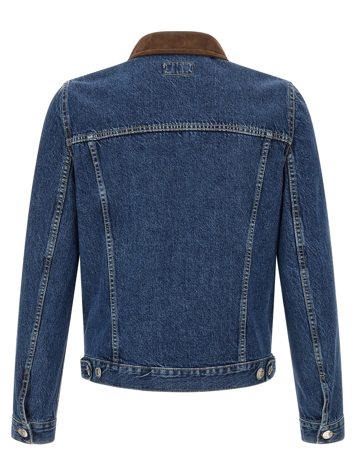 Brunello Cucinelli Blue Cotton Denim Jacket