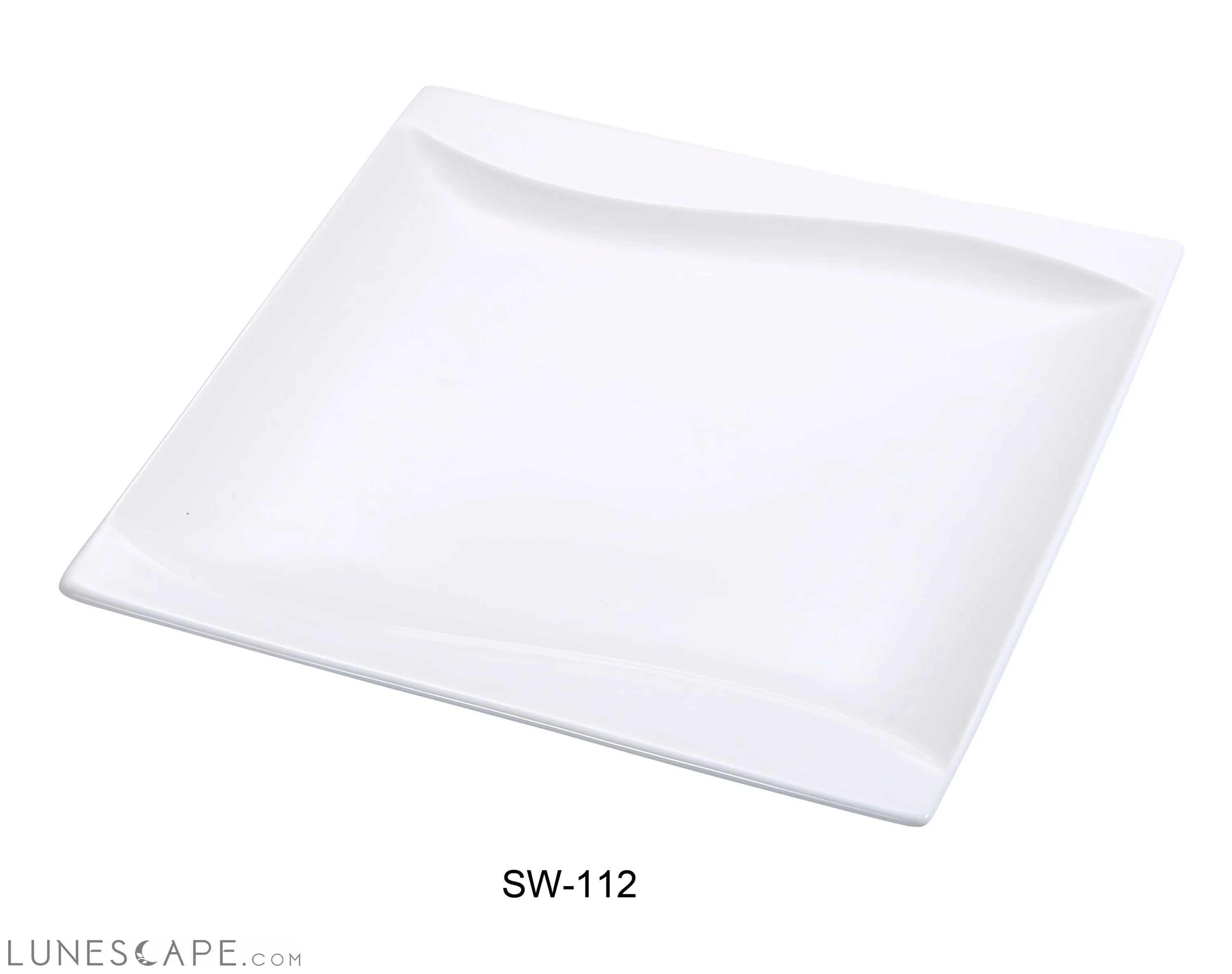 12" Square Dinner Plate LUNESCAPE