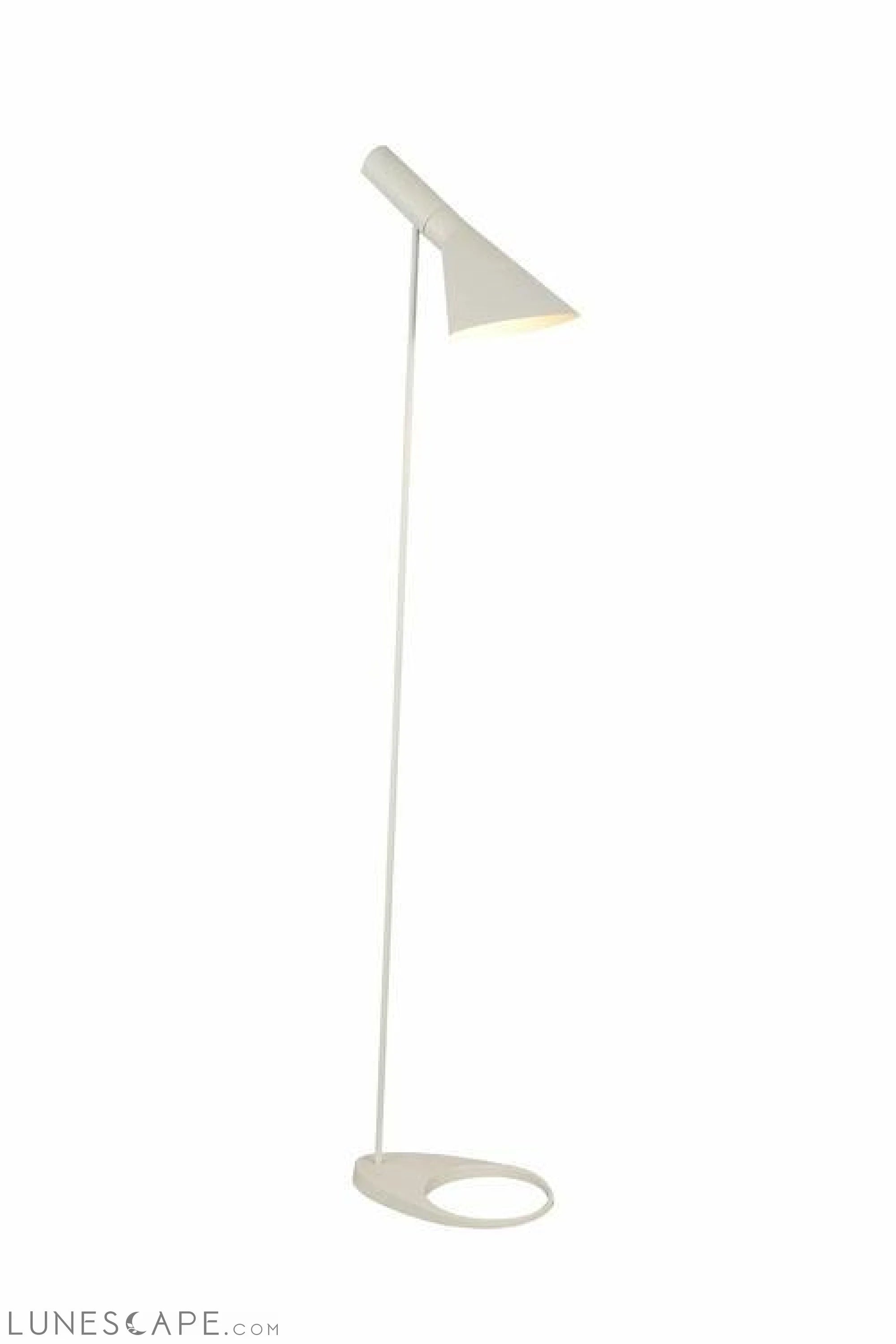 13" X 51" White Floor Lamp LUNESCAPE