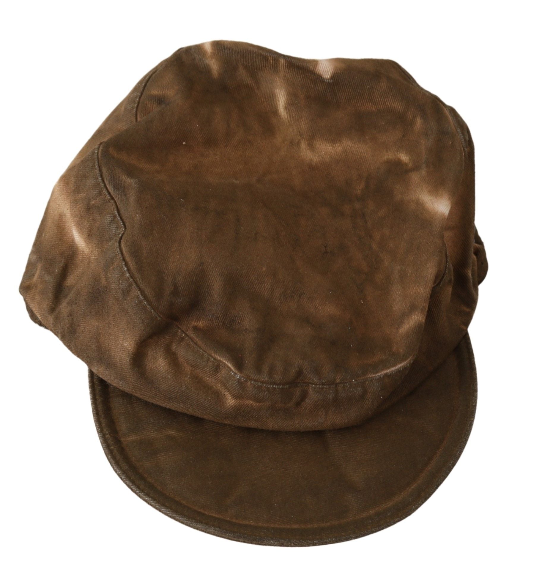 Costume National Elegant Brown Newsboy Hat LUNESCAPE