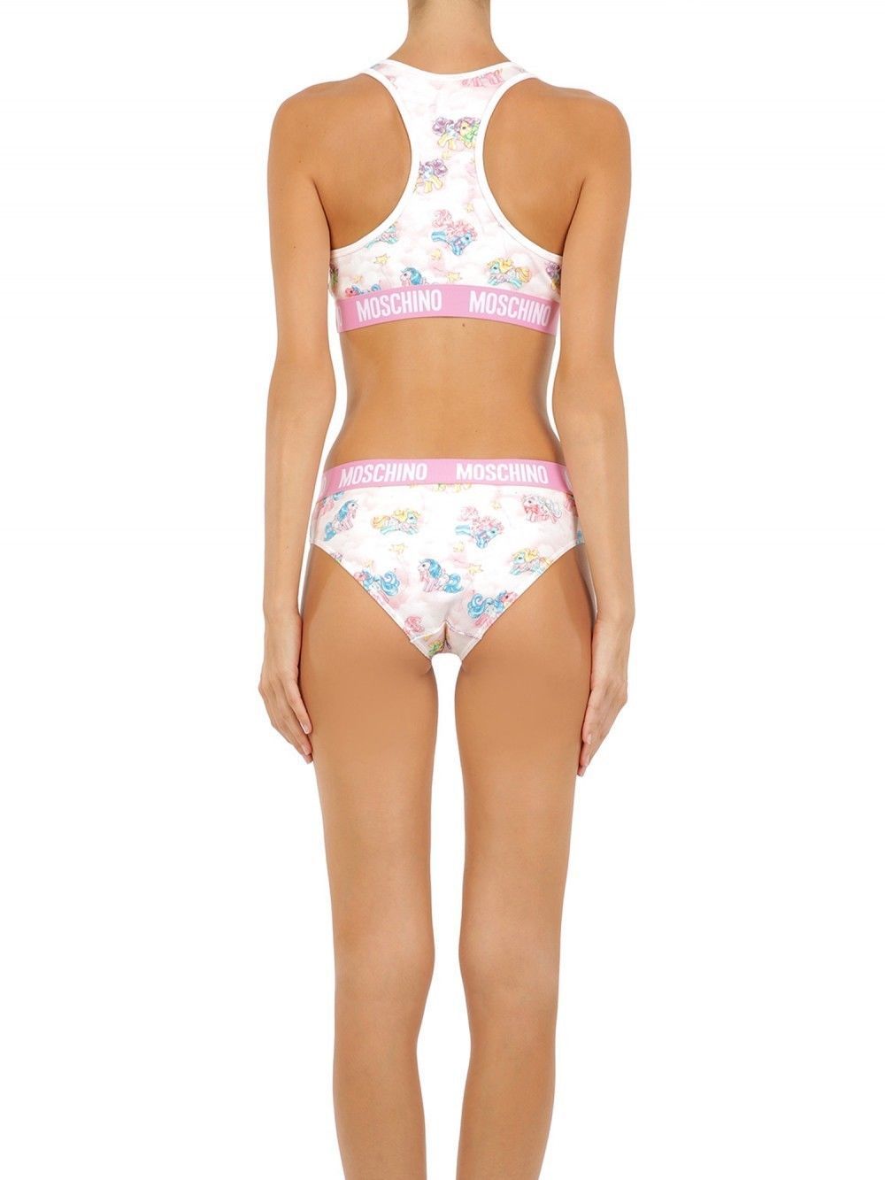 Moschino White Two-Piece Sleepwear My Little Pony Bikini LUNESCAPE