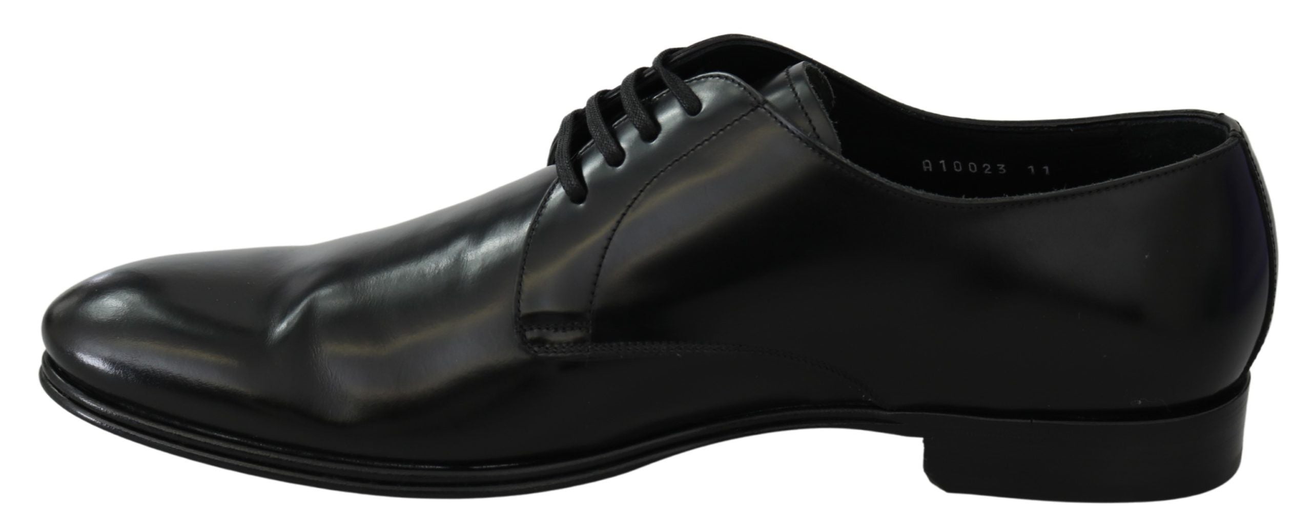 Dolce & Gabbana Derby Napoli Black Leather Dress Formal Shoes LUNESCAPE