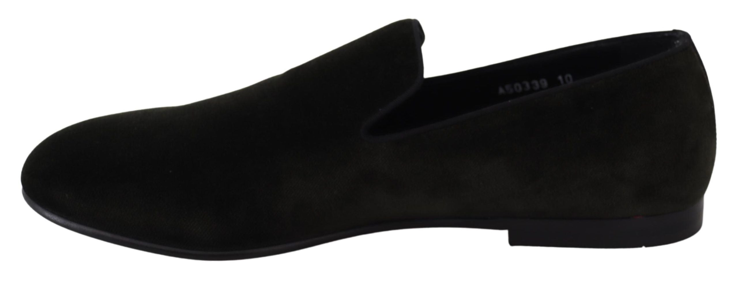 Dolce & Gabbana Green Velvet Slip On Mens Loafers Shoes LUNESCAPE