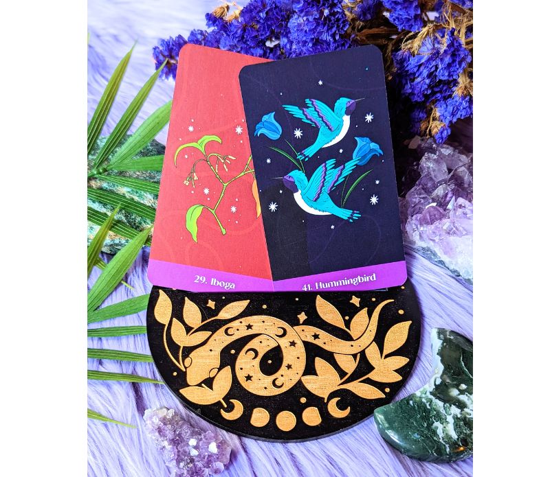 Cosmic Serpent Oracle Card Holder | Goddess Provisions LUNESCAPE