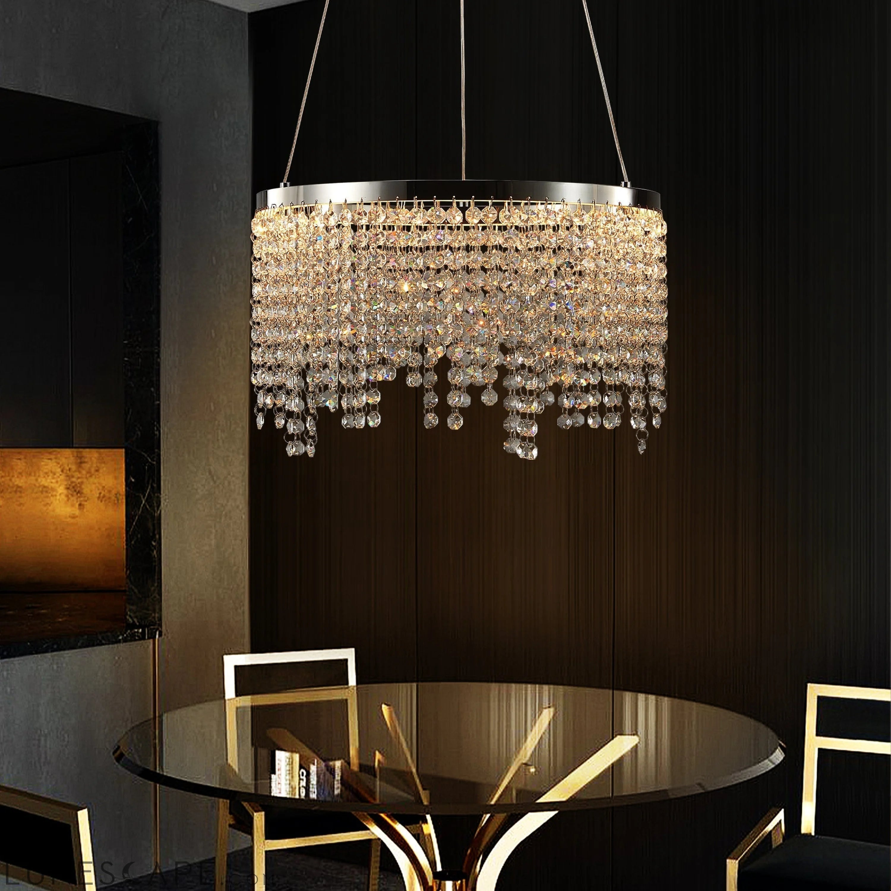 15.7-inch Fancy hanging ceiling lamps luxury modern Chandelier LUNESCAPE