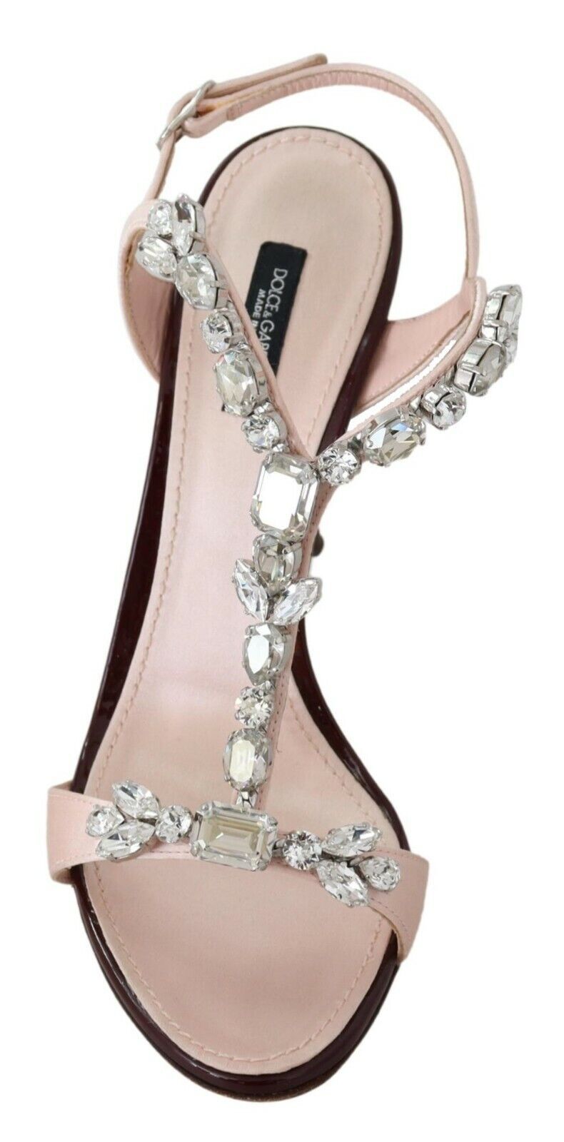 Dolce & Gabbana Pink Crystals Heels Keira Sandals LUNESCAPE