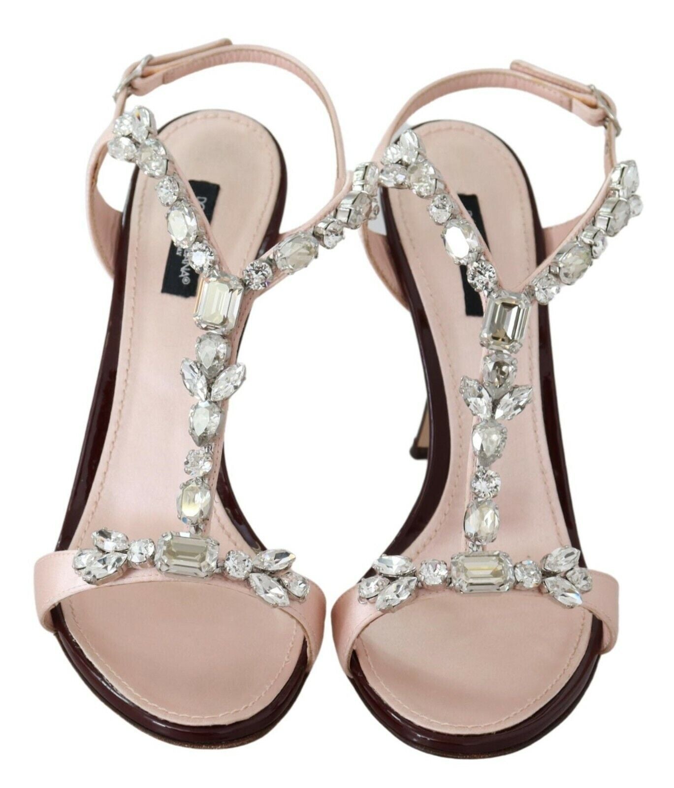 Dolce & Gabbana Pink Crystals Heels Keira Sandals LUNESCAPE