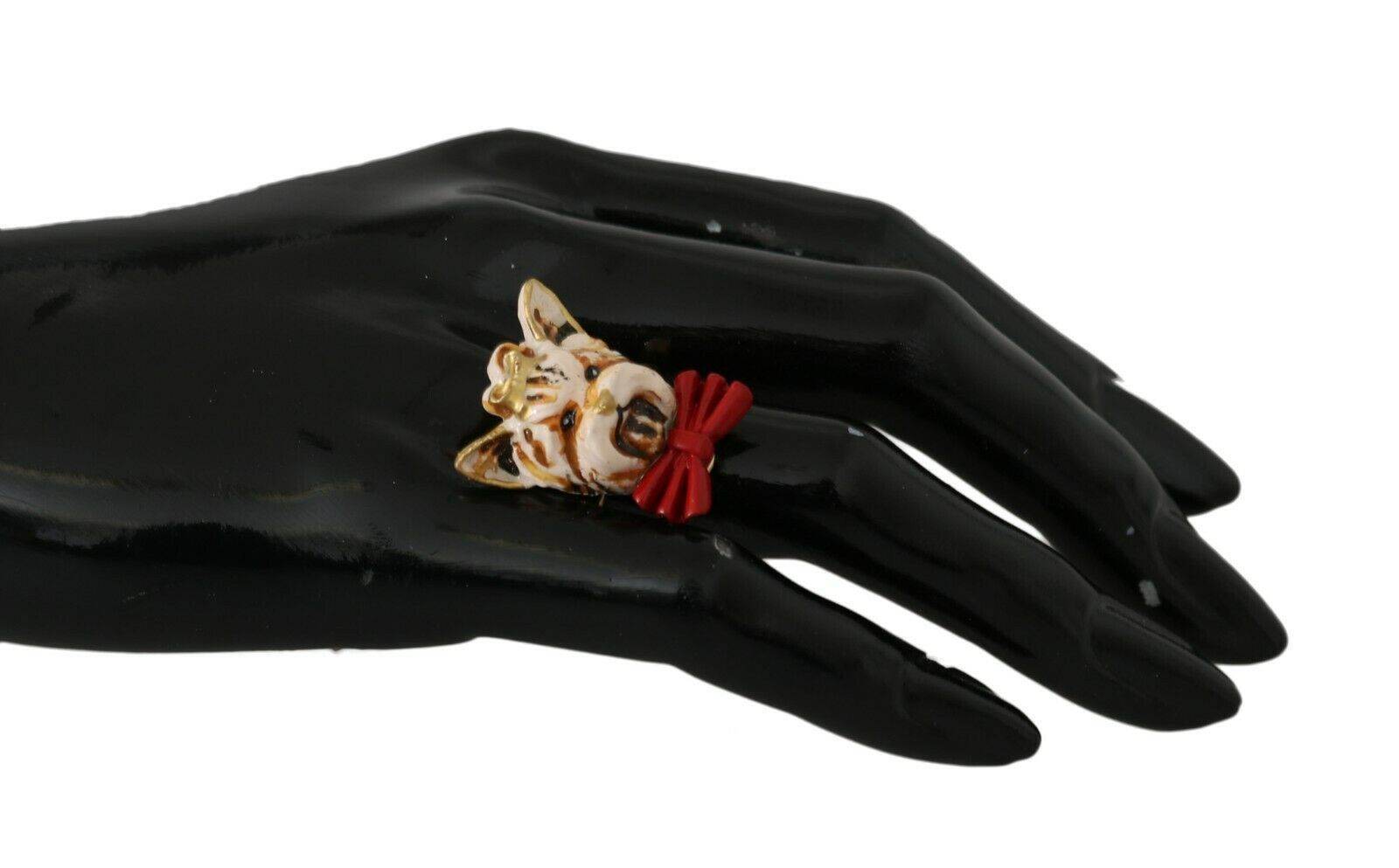Dolce & Gabbana Elegant Canine Charm Women's Ring LUNESCAPE