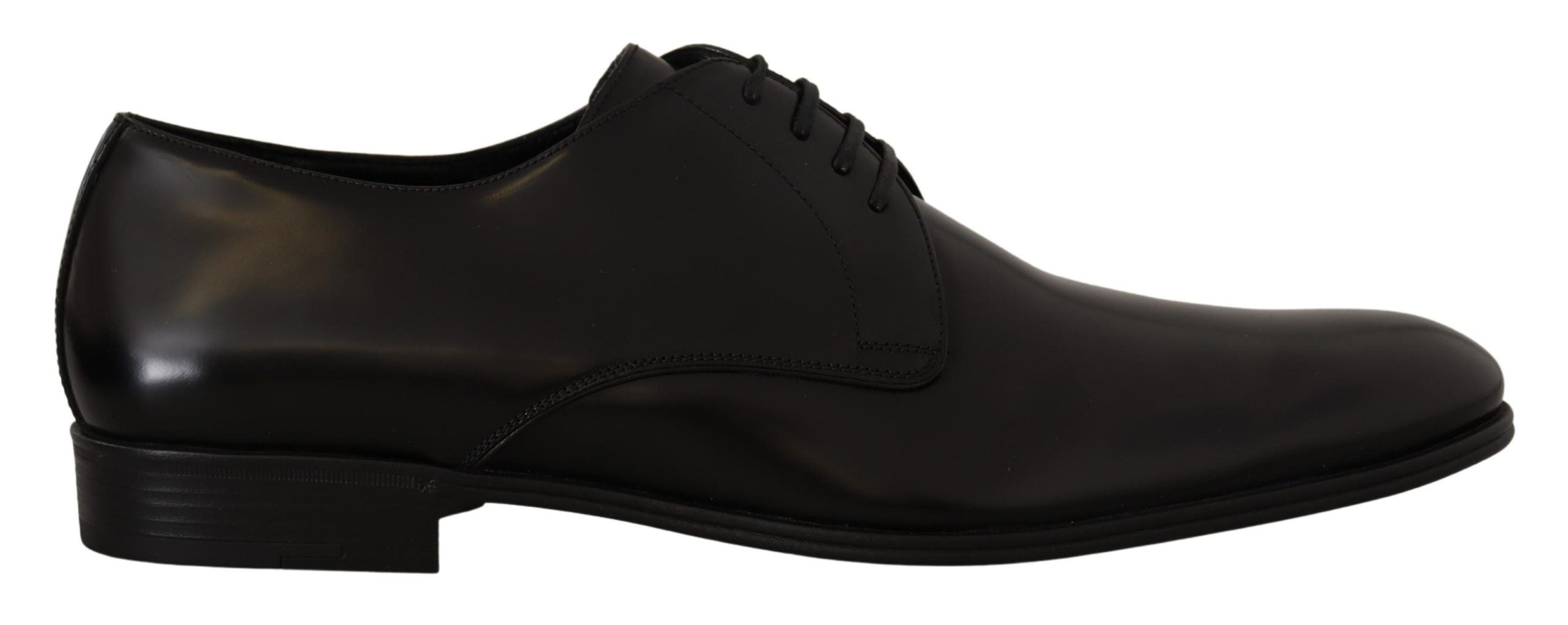 Dolce & Gabbana Black Leather Lace Up Formal Derby Shoes LUNESCAPE