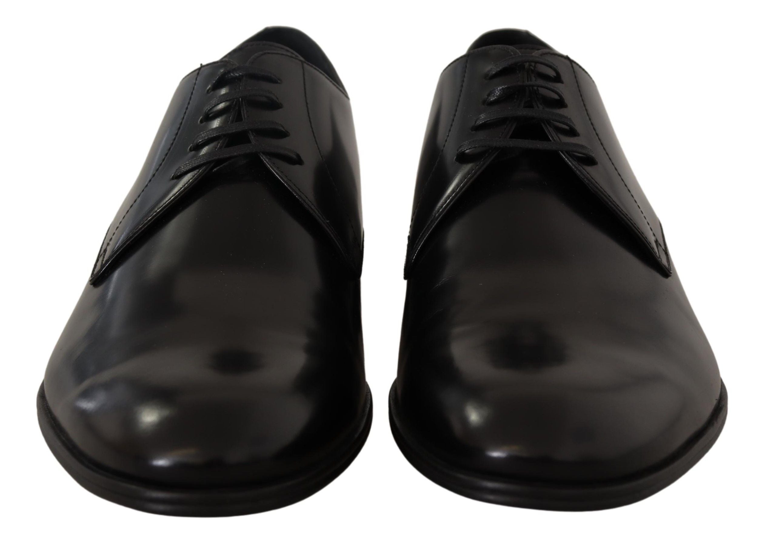 Dolce & Gabbana Black Leather Lace Up Formal Derby Shoes LUNESCAPE