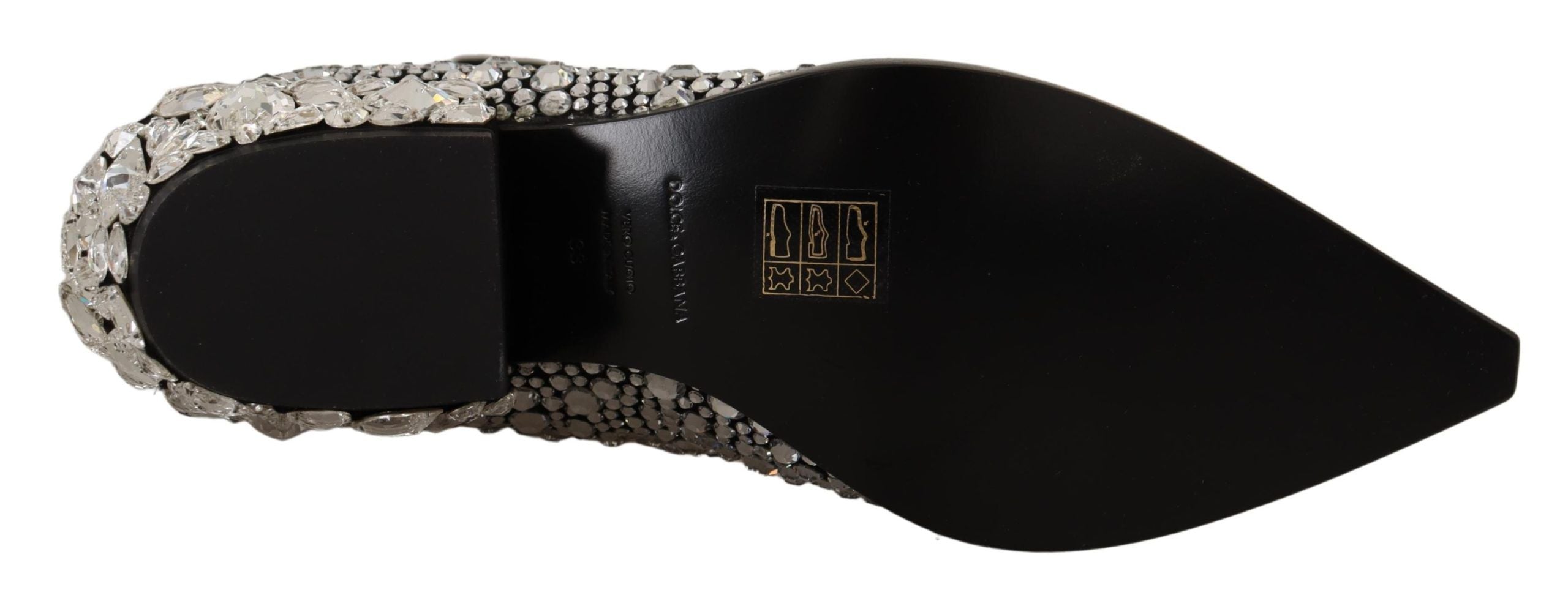 Dolce & Gabbana Black Suede Strass Crystal Cowgirl Boots LUNESCAPE
