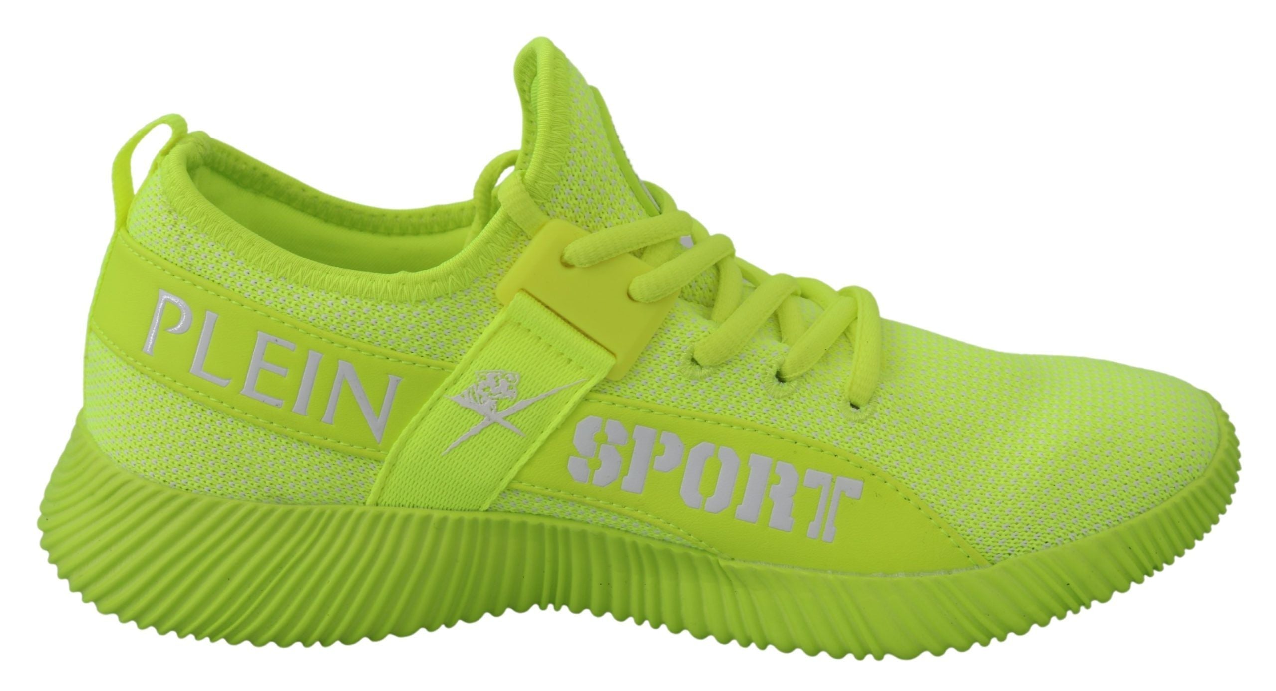 Plein Sport Electrify Your Step with Yellow Carter Sport Sneakers LUNESCAPE