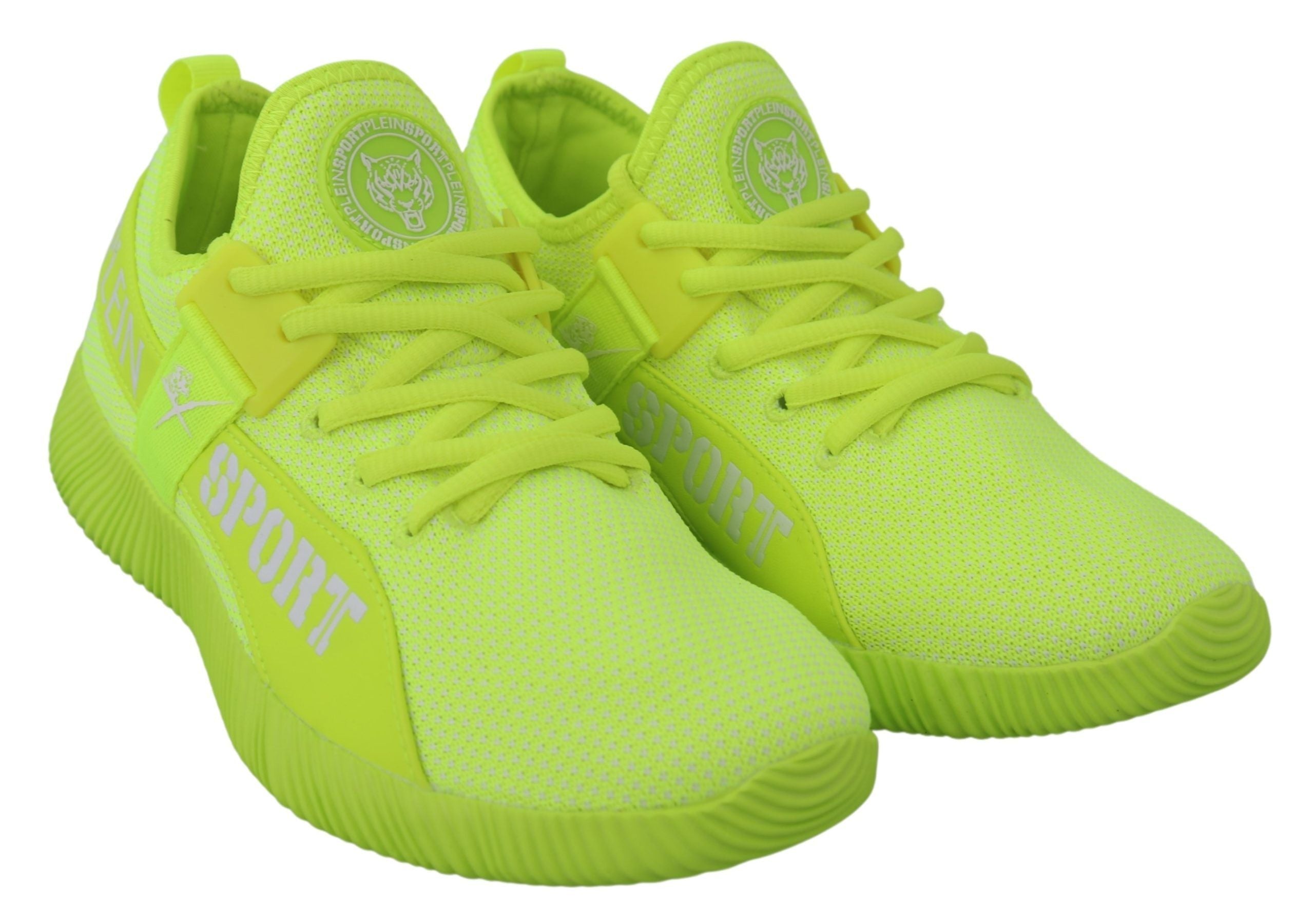 Plein Sport Electrify Your Step with Yellow Carter Sport Sneakers LUNESCAPE