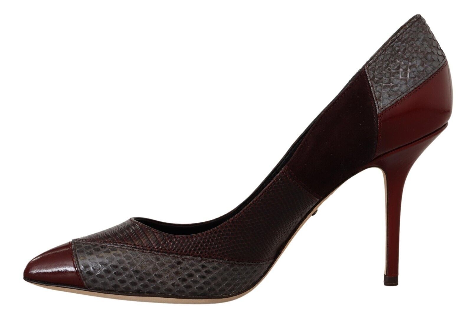 Dolce & Gabbana Multicolor Exotic Leather Heels Pumps Shoes LUNESCAPE