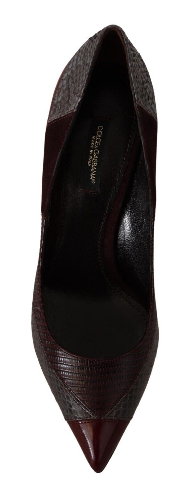 Dolce & Gabbana Multicolor Exotic Leather Heels Pumps Shoes LUNESCAPE