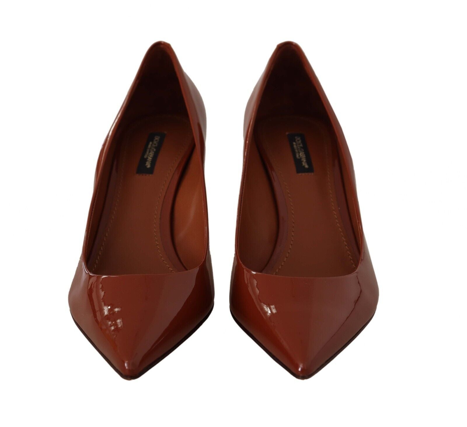 Dolce & Gabbana Elegant Patent Leather Heels Pumps LUNESCAPE