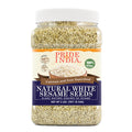 White Sesame Seeds Raw Unhulled - Calcium & Iron Superfood Jar