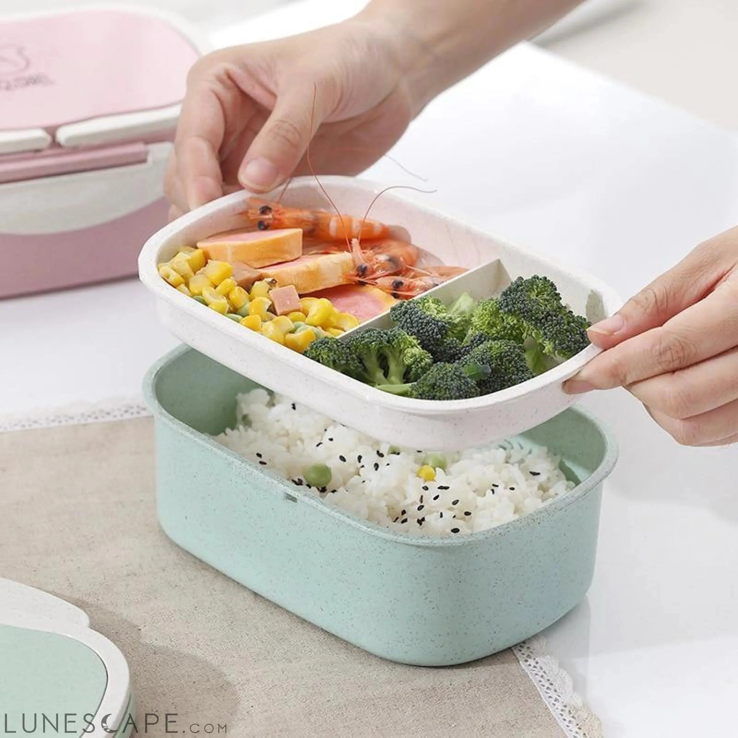 2-Tier Leakproof Lunch Box LUNESCAPE