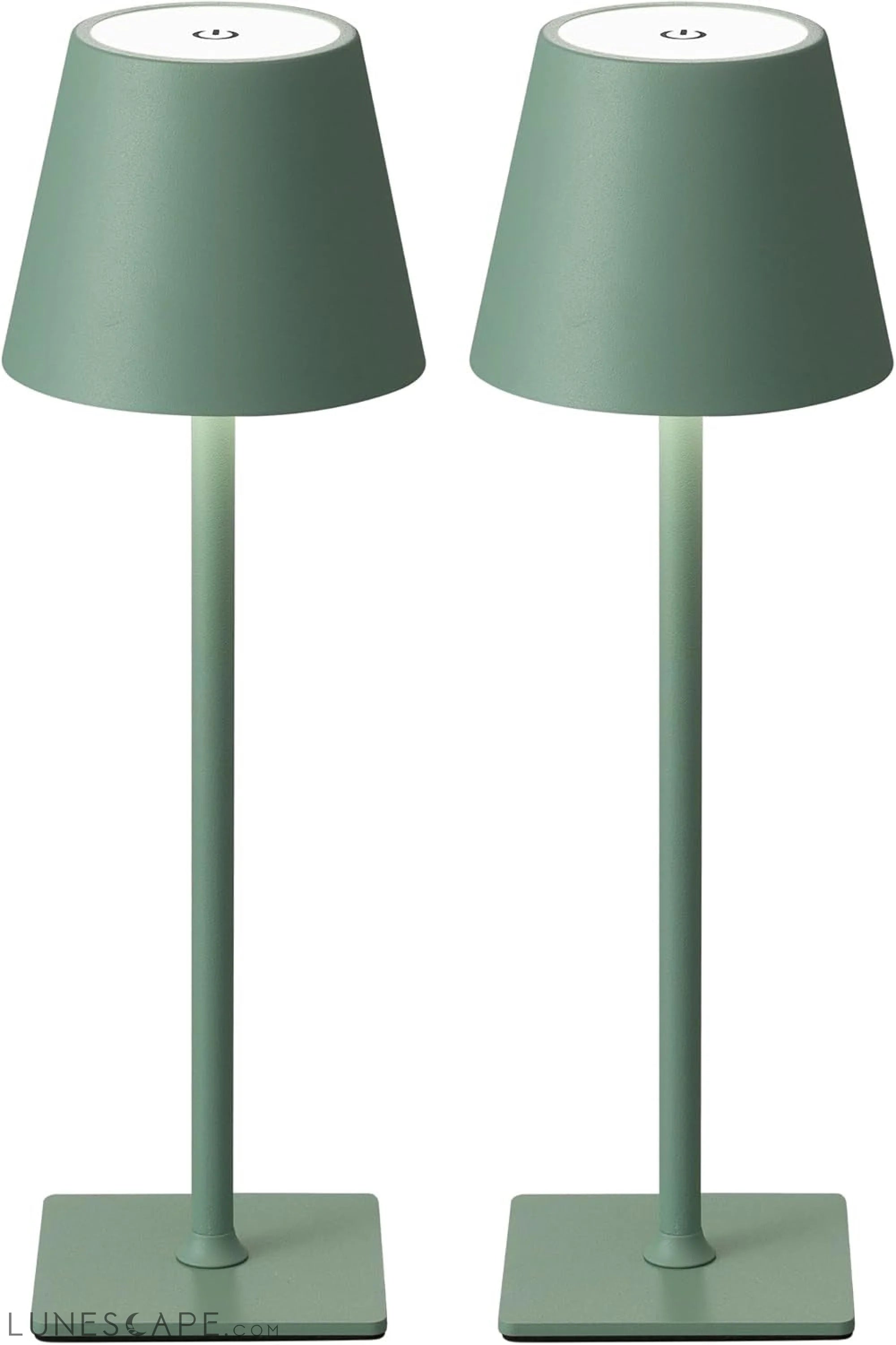 2 Pack Cordless Table Lamp,Portable LED Desk Lamp, 5000Mah Battery LUNESCAPE