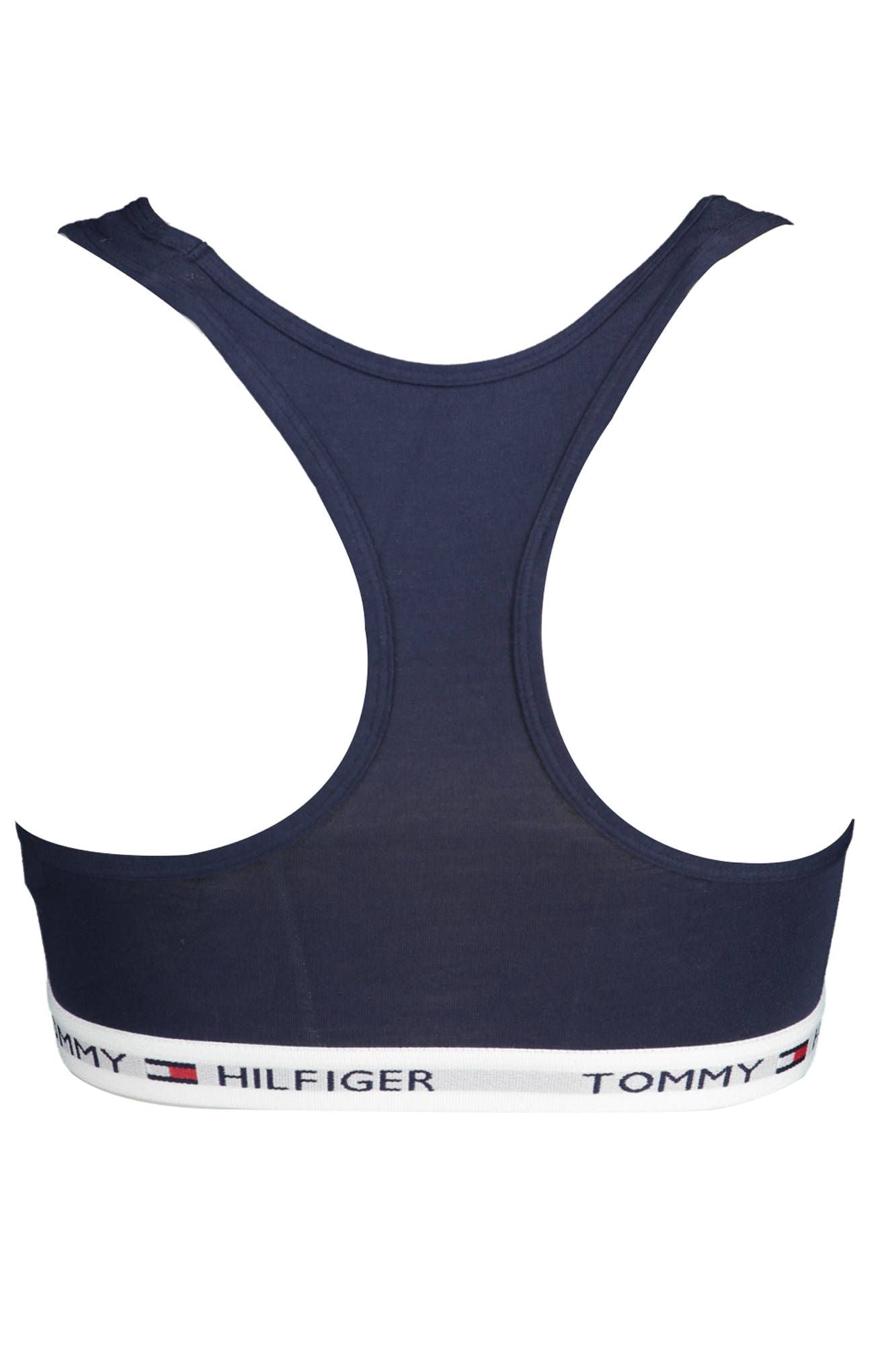 Tommy Hilfiger Blue Cotton Women Sports Bra LUNESCAPE